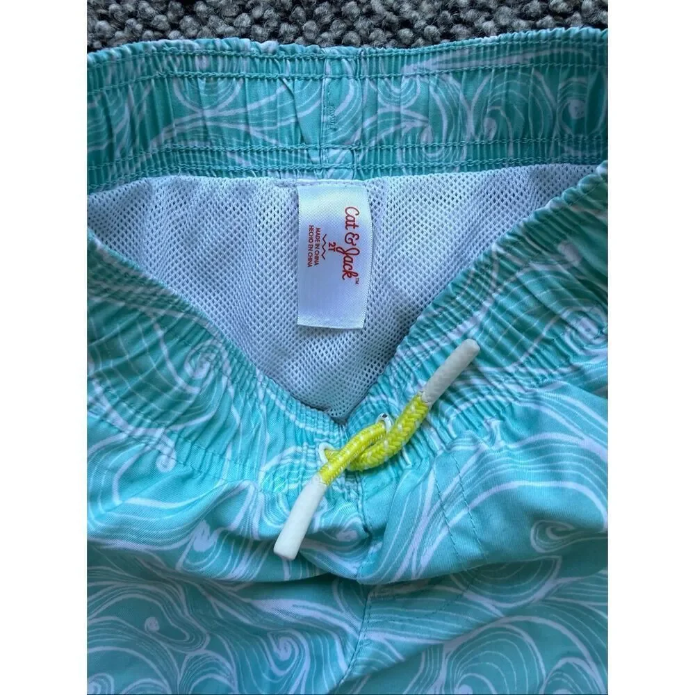 Cat and Jack 2T Boys Swim Shorts